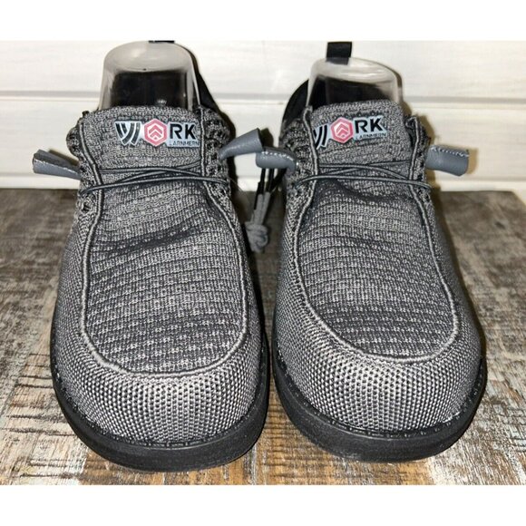 NWOB Larnmern Men’s Sz 7.5 Steel Toe Loafers Slip On Work Shoe Safety Footwear main image 8